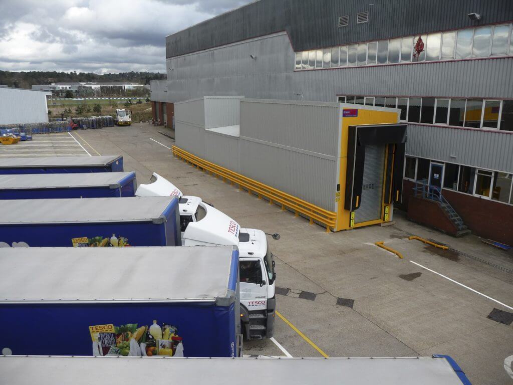 Bespoke Warehouse Extensions built for Tesco