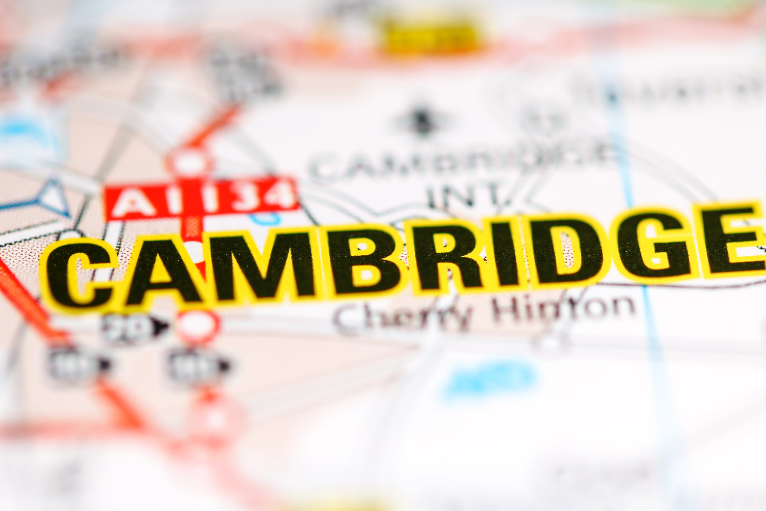 Cambridge.,United,Kingdom,On,A,Geography,Map