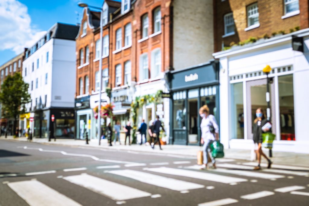 Blurred,High,Street,Shopping,Scene