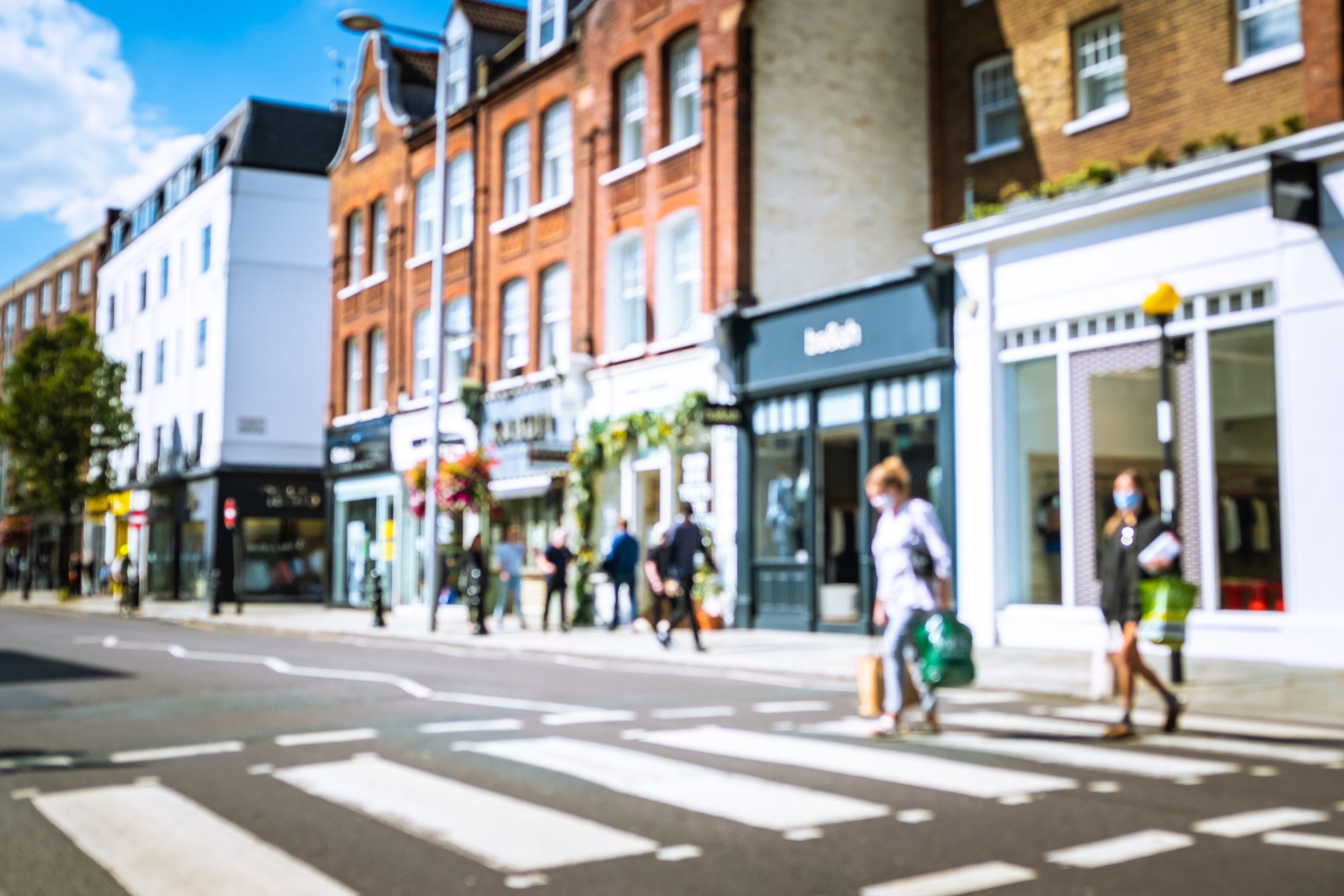 Blurred,High,Street,Shopping,Scene